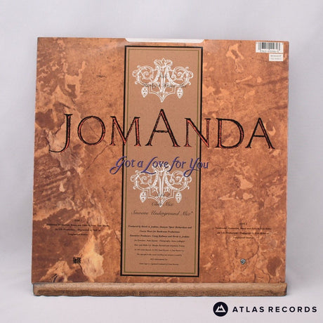 Jomanda - Got A Love For You - 12" Vinyl Record - EX/VG+