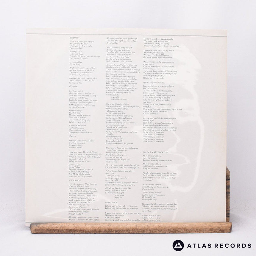 Jon Anderson - Animation - LP Vinyl Record - VG+/EX