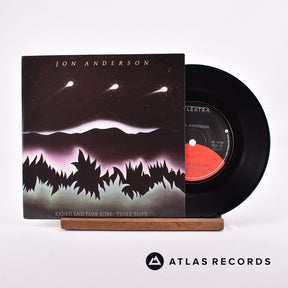 Jon Anderson Easier Said Than Done 7" Vinyl Record - Front Cover & Record