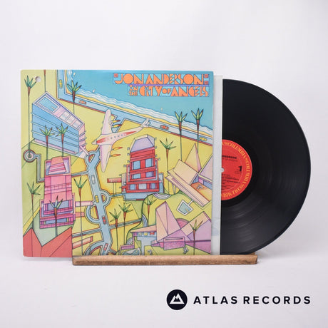 Jon Anderson In The City Of Angels LP Vinyl Record - Front Cover & Record