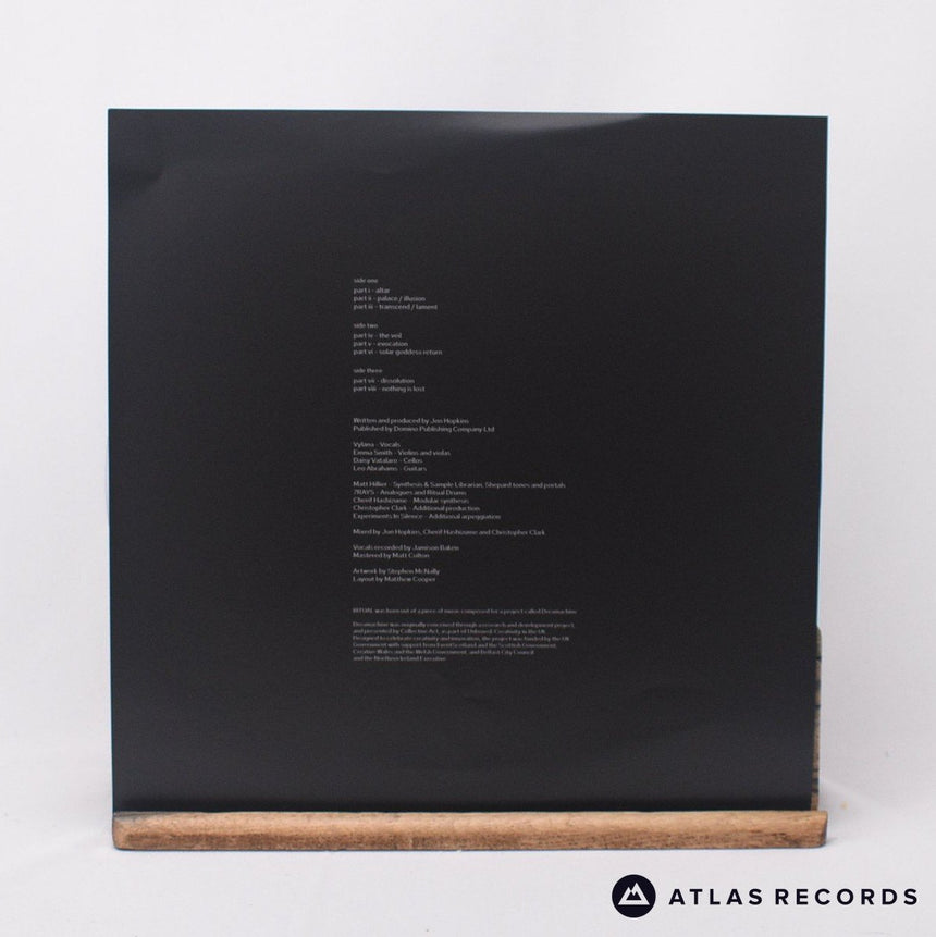 Jon Hopkins - Ritual - Clear Etched Insert A1 B1 C1 2 x LP Vinyl Record - NM/EX