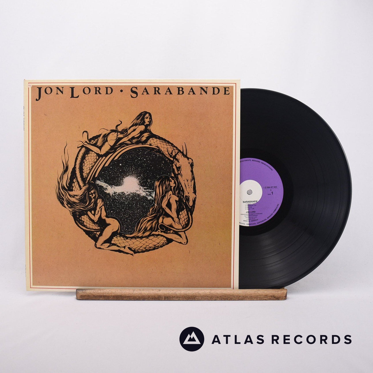 Jon Lord Sarabande LP Vinyl Record - Front Cover & Record