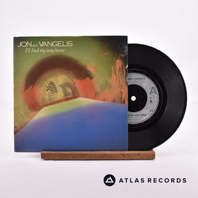 Jon & Vangelis I'll Find My Way Home 7" Vinyl Record - Front Cover & Record