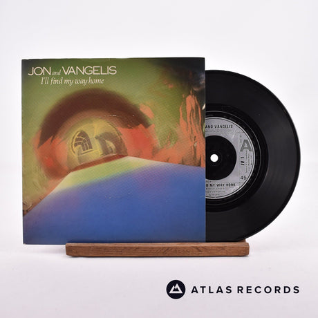 Jon & Vangelis I'll Find My Way Home 7" Vinyl Record - Front Cover & Record