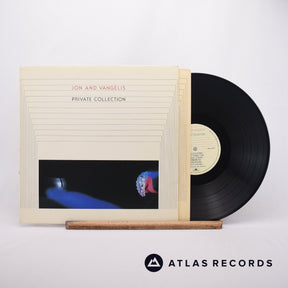 Jon & Vangelis Private Collection LP Vinyl Record - Front Cover & Record