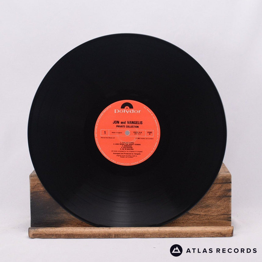 Jon & Vangelis - Private Collection - Strawberry LP Vinyl Record - EX/EX