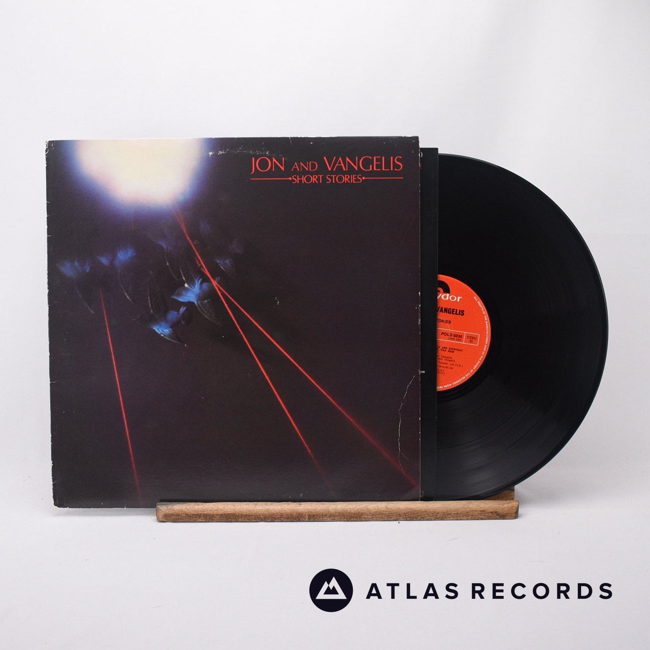 Jon & Vangelis Short Stories LP Vinyl Record - Front Cover & Record