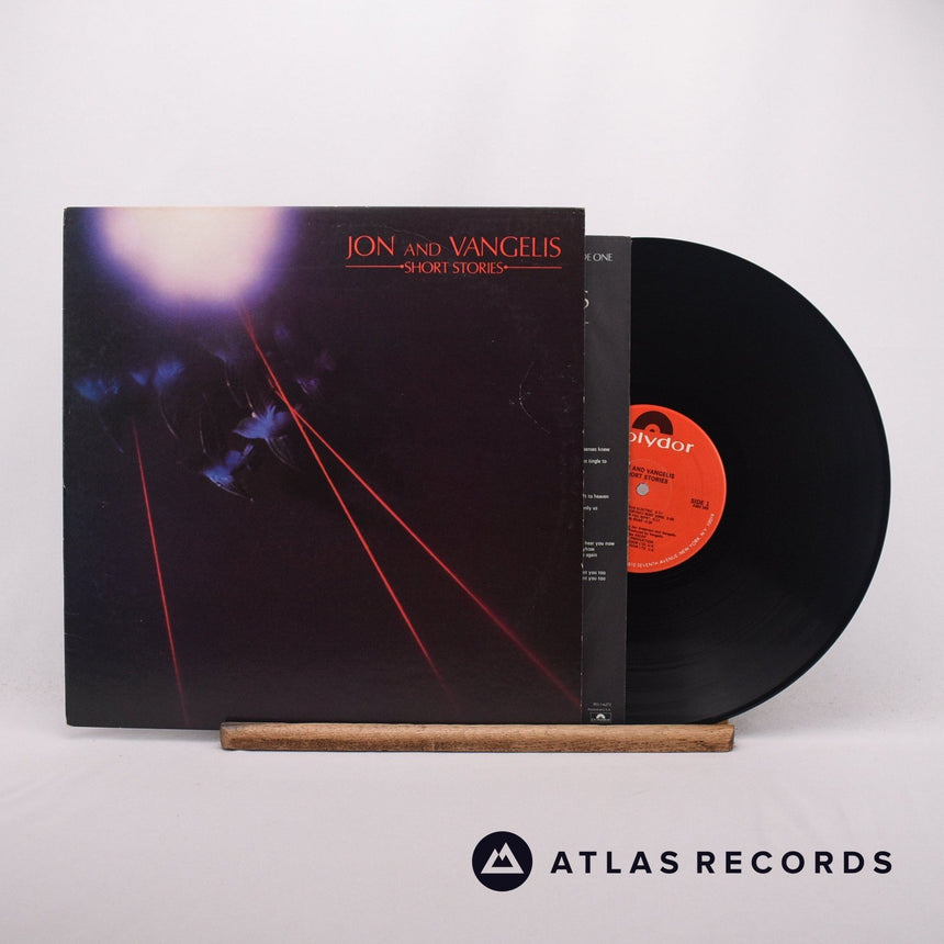 Jon & Vangelis Short Stories LP Vinyl Record - Front Cover & Record