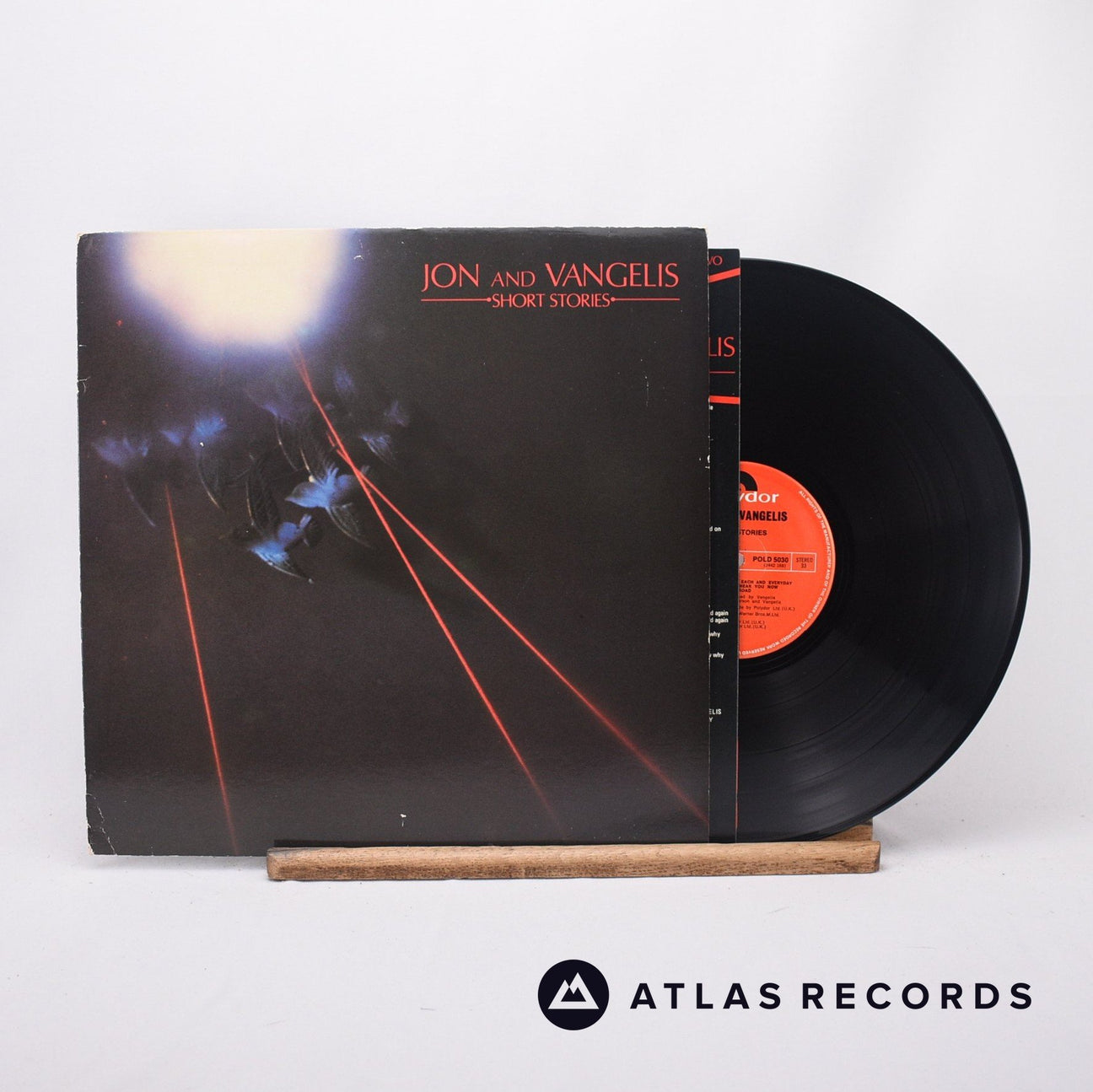 Jon & Vangelis Short Stories LP Vinyl Record - Front Cover & Record