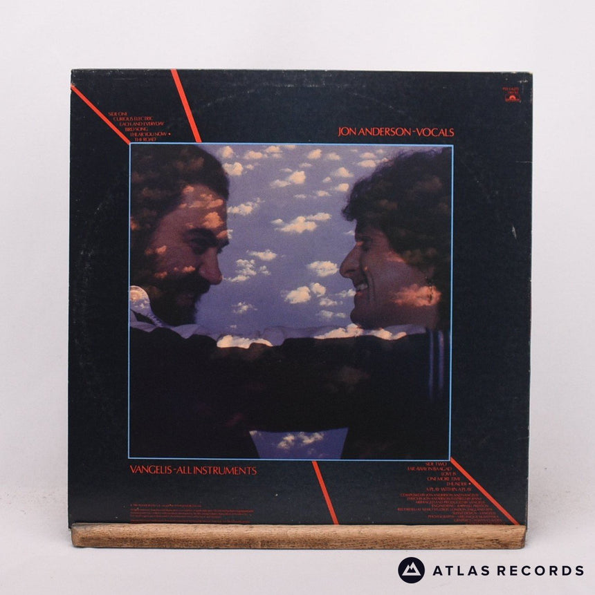 Jon & Vangelis - Short Stories - Us LP Vinyl Record - VG+/VG+