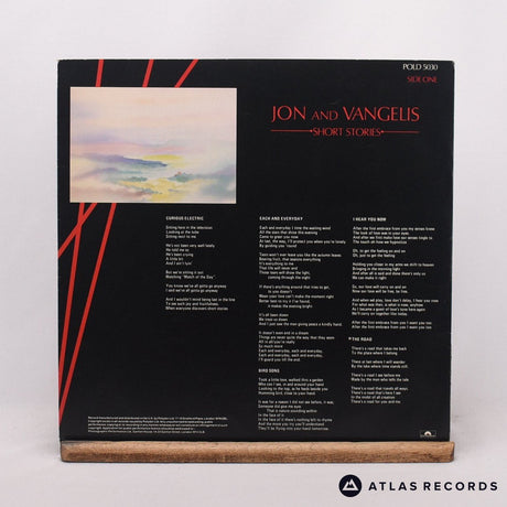 Jon & Vangelis - Short Stories - Strawberry LP Vinyl Record - VG+/VG+