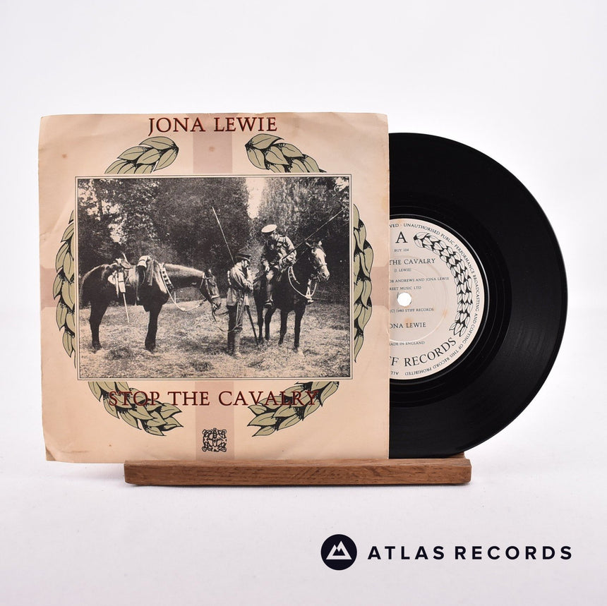 Jona Lewie Stop The Cavalry 7" Vinyl Record - Front Cover & Record