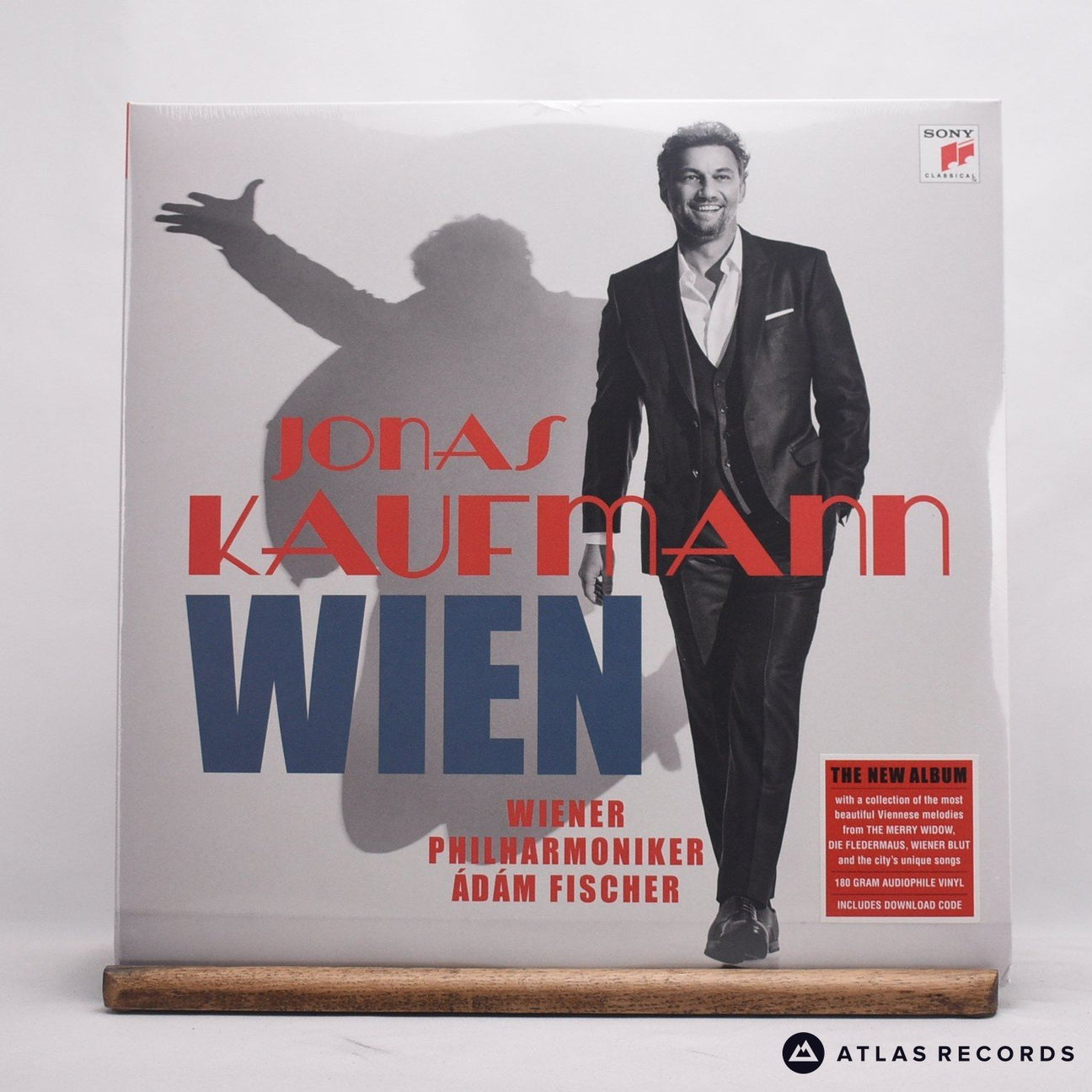 Jonas Kaufmann Wien Double LP Vinyl Record - Front Cover & Record