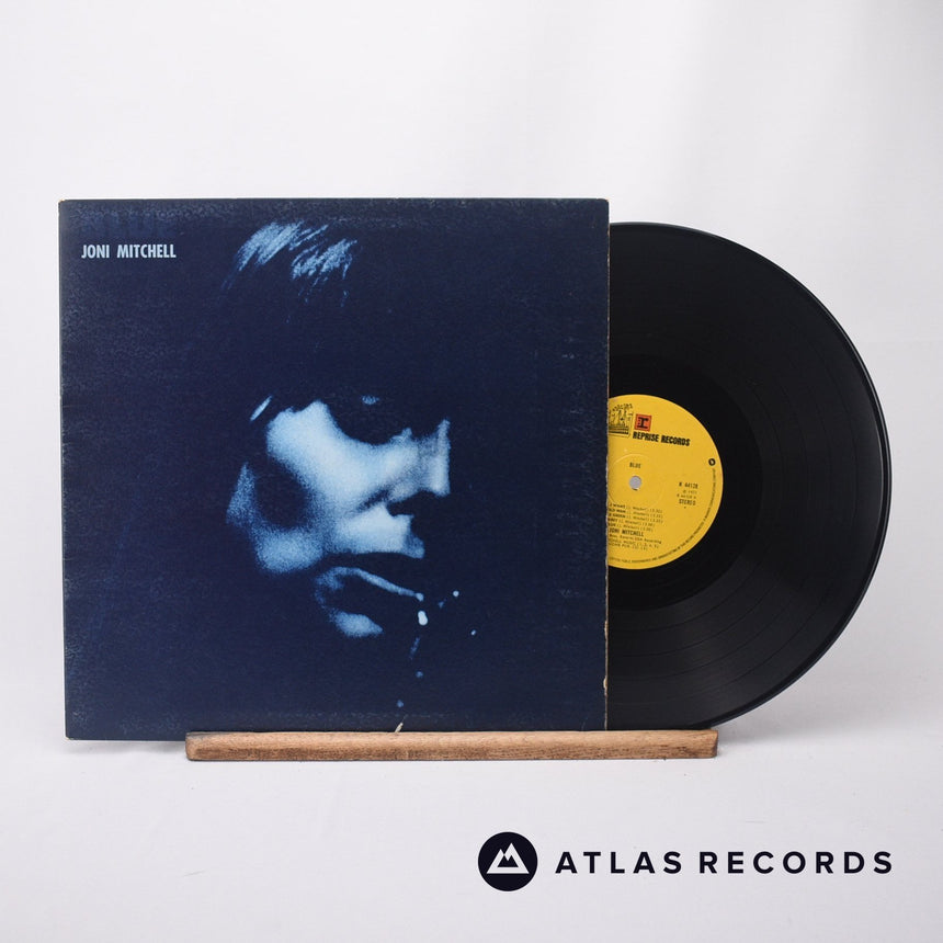 Joni Mitchell Blue LP Vinyl Record - Front Cover & Record