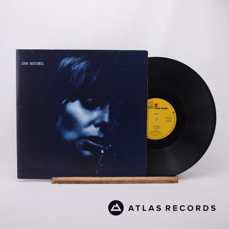 Joni Mitchell Blue LP Vinyl Record - Front Cover & Record