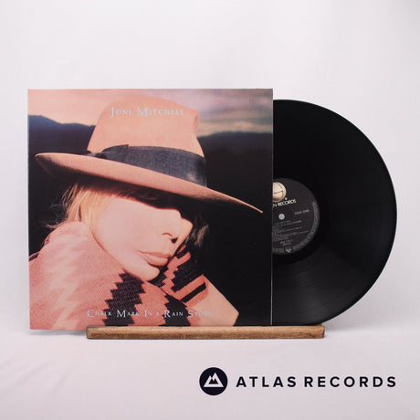 Joni Mitchell Chalk Mark In A Rain Storm LP Vinyl Record - Front Cover & Record