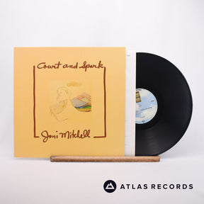Joni Mitchell Court And Spark LP Vinyl Record - Front Cover & Record