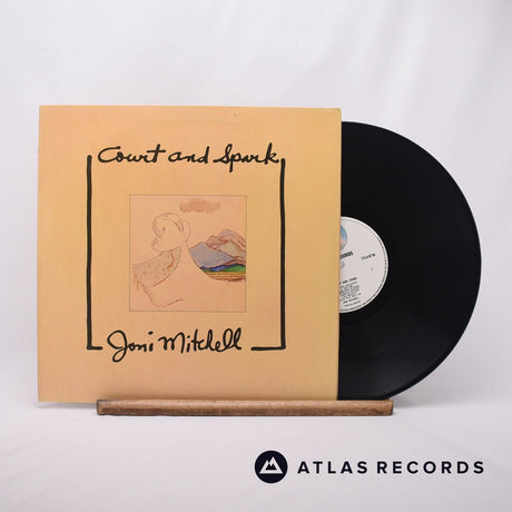 Joni Mitchell Court And Spark LP Vinyl Record - Front Cover & Record