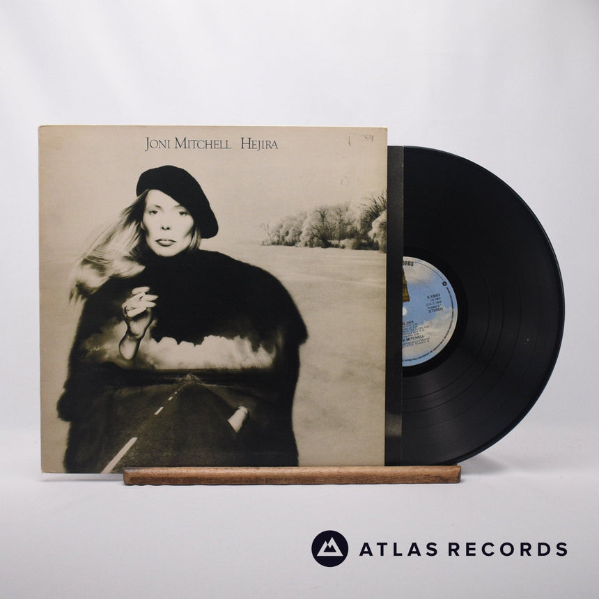 Joni Mitchell Hejira LP Vinyl Record - Front Cover & Record