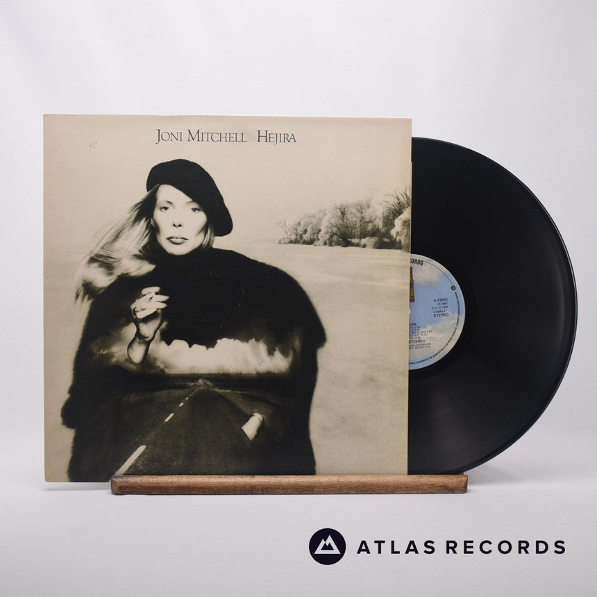 Joni Mitchell Hejira LP Vinyl Record - Front Cover & Record