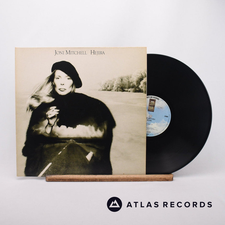 Joni Mitchell Hejira LP Vinyl Record - Front Cover & Record
