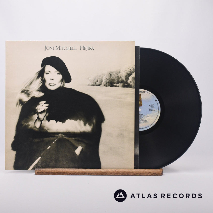 Joni Mitchell Hejira LP Vinyl Record - Front Cover & Record