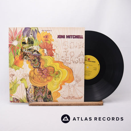 Joni Mitchell Joni Mitchell LP Vinyl Record - Front Cover & Record