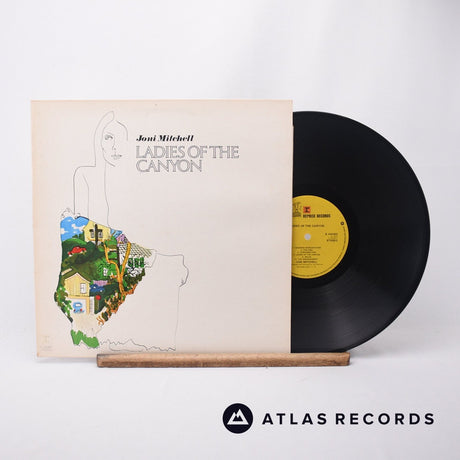 Joni Mitchell Ladies Of The Canyon LP Vinyl Record - Front Cover & Record