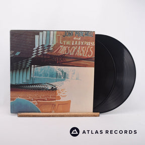 Joni Mitchell Miles Of Aisles 2 x LP Vinyl Record - Front Cover & Record