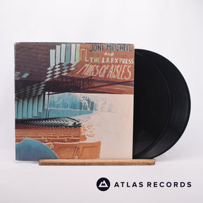 Joni Mitchell Miles Of Aisles 2 x LP Vinyl Record - Front Cover & Record
