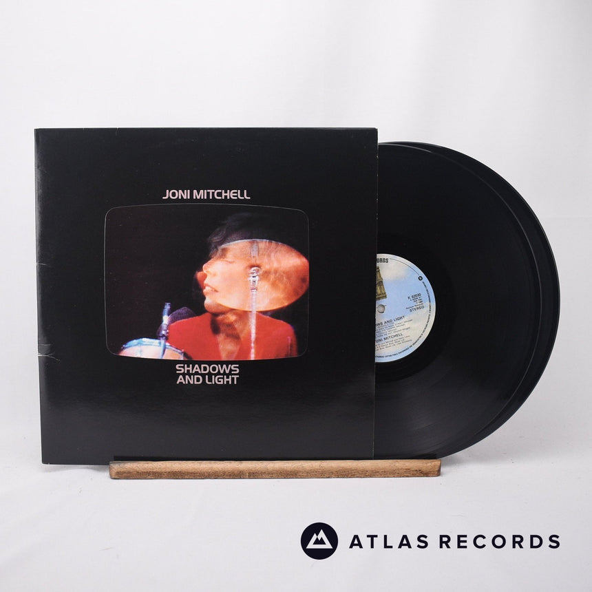 Joni Mitchell Shadows And Light 2 x LP Vinyl Record - Front Cover & Record
