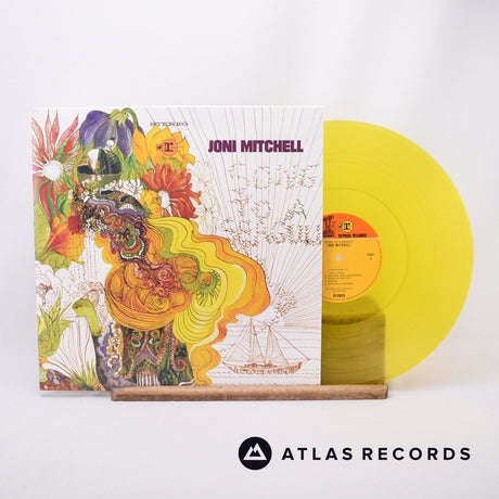 Joni Mitchell Song To A Seagull LP Vinyl Record - Front Cover & Record