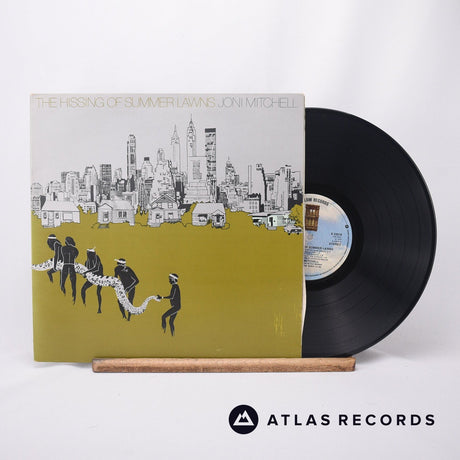 Joni Mitchell The Hissing Of Summer Lawns LP Vinyl Record - Front Cover & Record