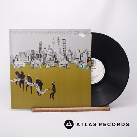 Joni Mitchell The Hissing Of Summer Lawns LP Vinyl Record - Front Cover & Record