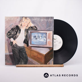 Joni Mitchell Wild Things Run Fast LP Vinyl Record - Front Cover & Record