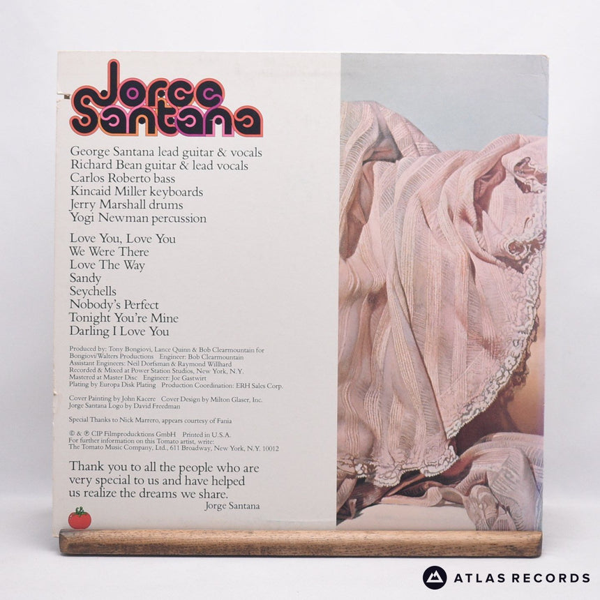 Jorge Santana - Jorge Santana - LP Vinyl Record - VG+/EX