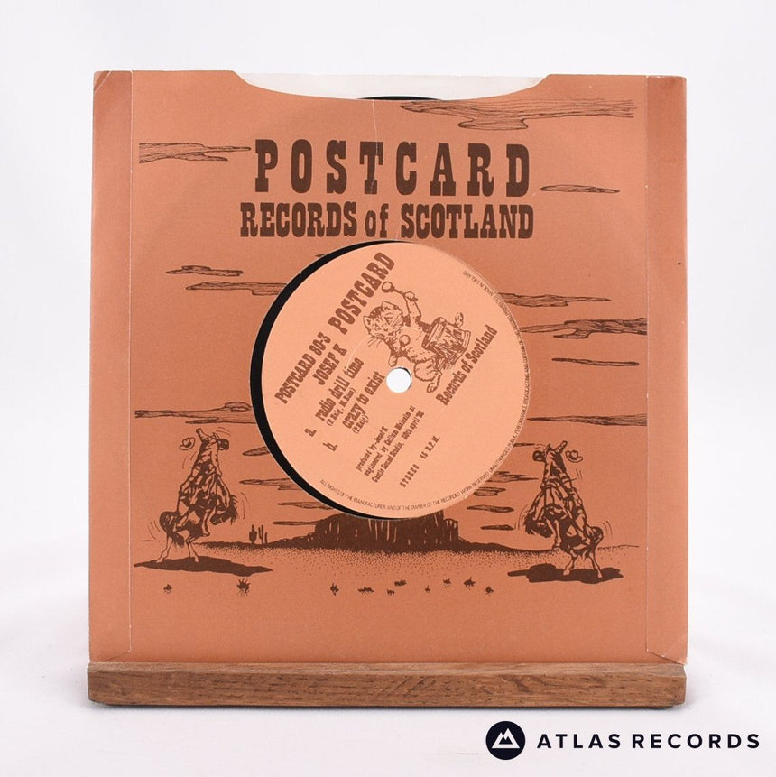 Josef K - Radio Drill Time - Die-Cut Sleeve 7" Vinyl Record - EX/EX