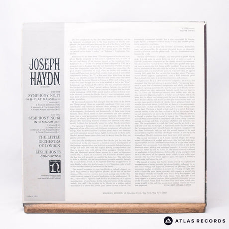 Joseph Haydn - Symphonies Nos. 77 & 61 - LP Vinyl Record - VG+/EX