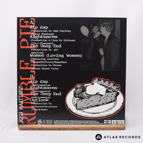 Josh Martinez - Rumble Pie - Canada 12" Vinyl Record - EX/VG+