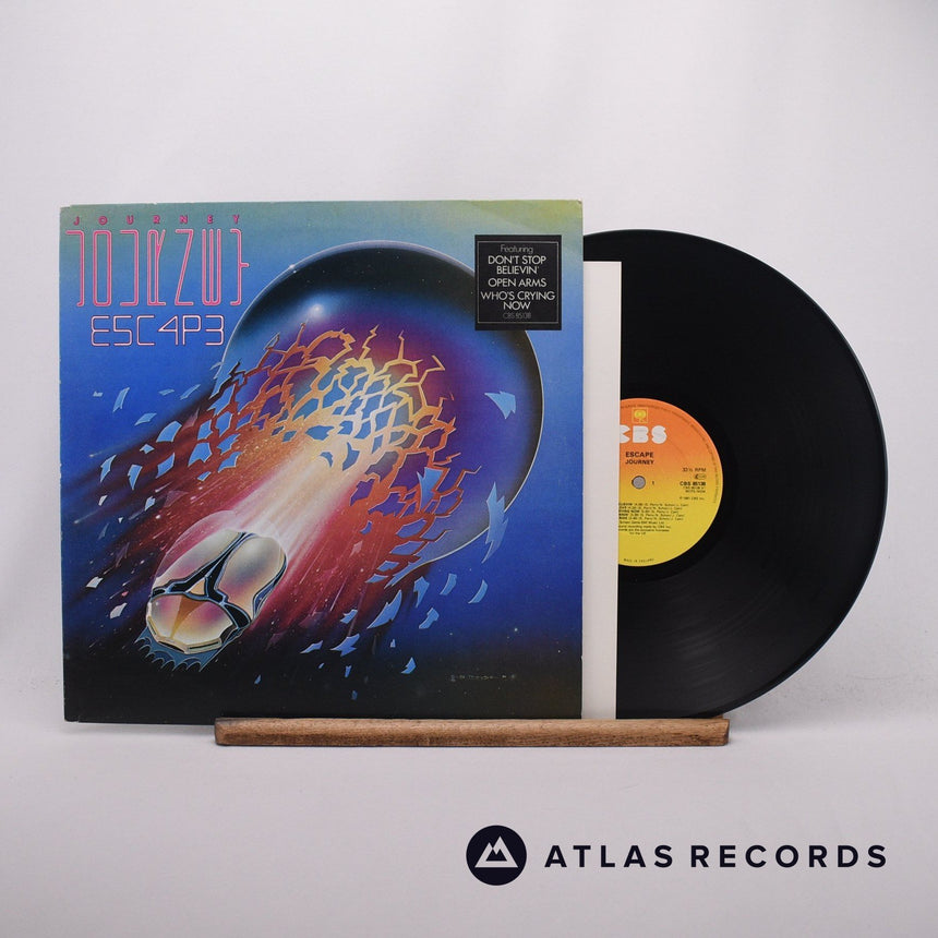 Journey Escape LP Vinyl Record - Front Cover & Record