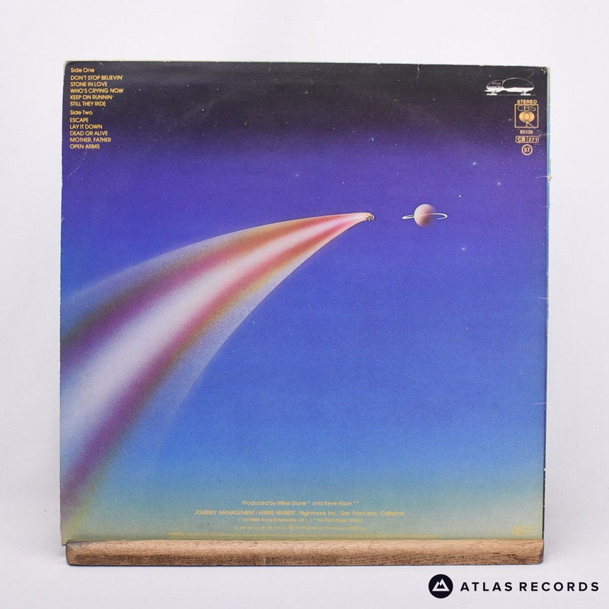 Journey - Escape - Lyric Sheet LP Vinyl Record - VG+/EX