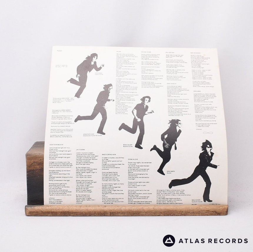 Journey - Escape - Lyric Sheet LP Vinyl Record - VG+/VG+