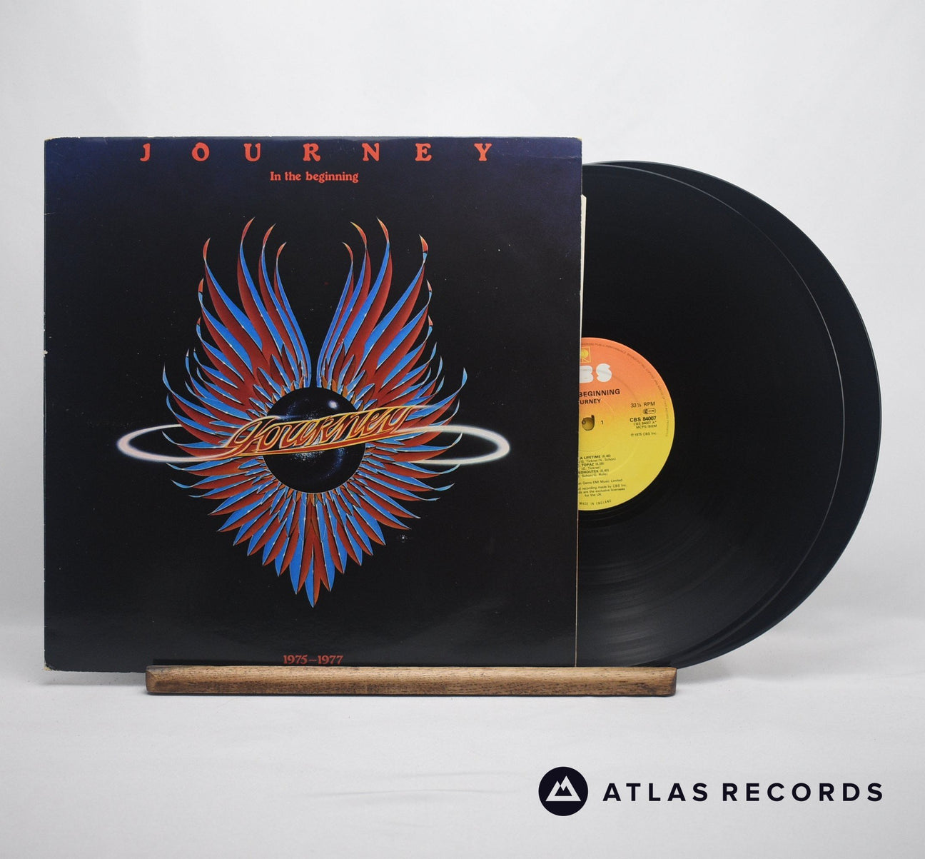 Journey In The Beginning - 1975-1977 Double LP Vinyl Record - Front Cover & Record