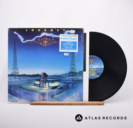 Journey Raised On Radio LP Vinyl Record - Front Cover & Record