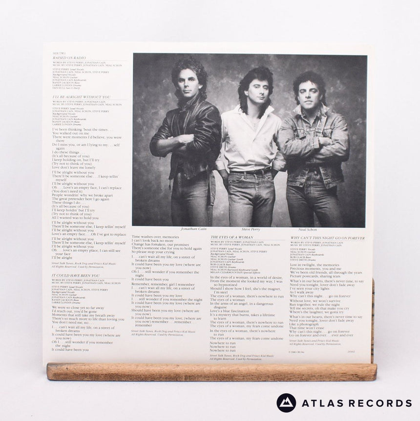 Journey - Raised On Radio - LP Vinyl Record - EX/EX