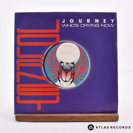 Journey Who's Crying Now 7" Vinyl Record - Front Cover & Record