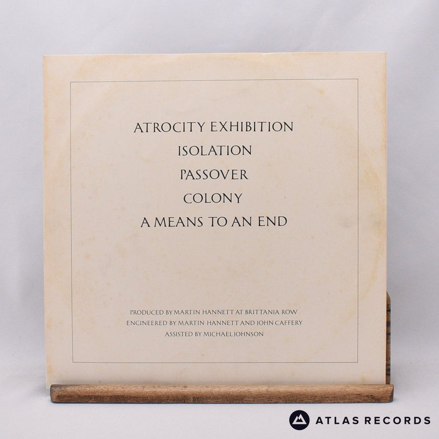 Joy Division - Closer - Tranco Press A1 B1 LP Vinyl Record - VG+/VG+