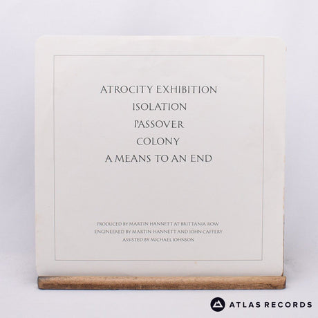 Joy Division - Closer - Textured Sleeve A1 B-1 LP Vinyl Record - VG+/VG+