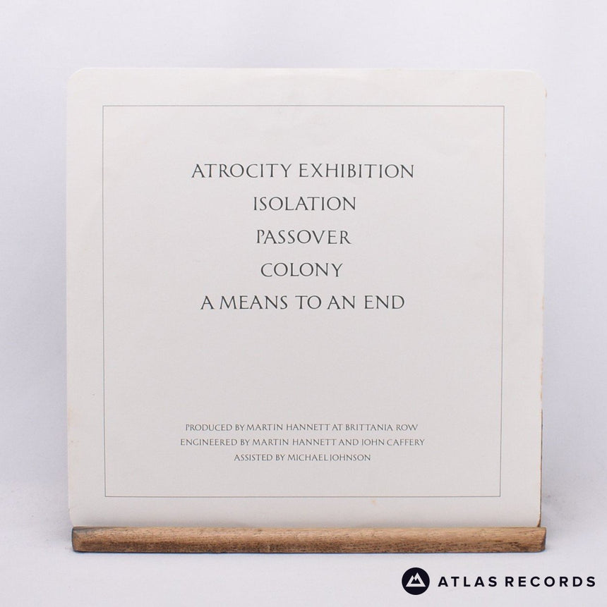 Joy Division - Closer - Textured Sleeve A1 B-1 LP Vinyl Record - VG+/VG+