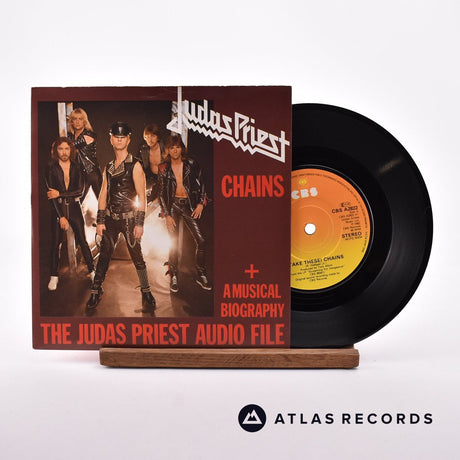 Judas Priest Chains 7" Vinyl Record - Front Cover & Record